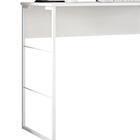 Mesa Para Escritório Em Casa Aço 90 Cm Branco Tutty Shop Jm