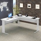 Mesa Para Escritório Em L 135x135cm Pés Metálicos Web15 Espre