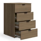 Mesa Para Escritório Em L 150cm 4 Gavetas Suporte Para Cpu Fr