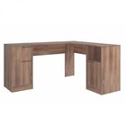 Mesa Para Escritório Em L 160x134cm 1 Gaveta 2 Portas Brv Móv