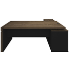 Mesa Para Escritório Em L Caixa Com Tomada Atria Executiva 20