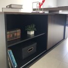 Mesa Para Escritório Em L Com Caixa De Tomada Tamburato Estaç