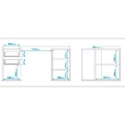 Mesa Para Escritório Em L Com Diretor 2 Gavetas 160cm Brv Móv