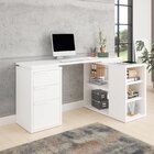 Mesa Para Escritório Em L Com Diretor 2 Gavetas 160cm Brv Móv
