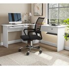 Mesa Para Escritório Em L Max 172cm Branco Absoluto Branco Ab
