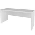 Mesa Para Escritório Escrivaninha 163 Cm Branco