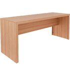 Mesa Para Escritório Escrivaninha 180 Cm Amêndoa