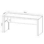 Mesa Para Escritório Escrivaninha 180 Cm Rústico