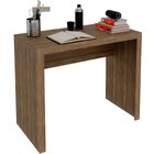 Mesa Para Escritório Escrivaninha 90 Cm Nogal