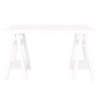 Mesa Para Escritório Escrivaninha Cavalete Art A02 Web Branco