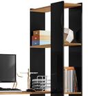 Mesa Para Escritório Escrivaninha Com Estante Tati Freijó/pre