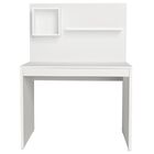Mesa Para Escritório Escrivaninha Com Painel Home Office Firs