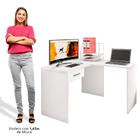 Mesa Para Escritório Escrivaninha De Canto 1 Gaveta Gávea Bra