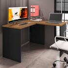 Mesa Para Escritório Escrivaninha De Canto Gávea Preto Black/