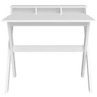 Mesa Para Escritório Escrivaninha Home Office Itália A02 Bran