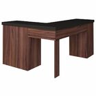 Mesa Para Escritório Escrivaninha Home Office Mali A02 Preto