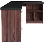 Mesa Para Escritório Escrivaninha Home Office Mali A02 Preto