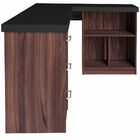 Mesa Para Escritório Escrivaninha Home Office Mali A02 Preto