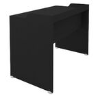Mesa Para Escritório Escrivaninha Home Office Slim A02 Preto