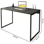 Mesa Para Escritorio Estilo Industrial 120x75 Cm 133160 Mobel