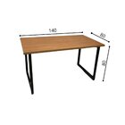Mesa Para Escritório Estilo Industrial Preto Fosco