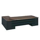 Mesa Para Escritório Executiva Foligno Charuto Preto