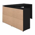 Mesa Para Escritório Extensível Escrivaninha Home Office Nero