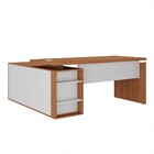 Mesa Para Escritório Gerencia 1 Porta Freijó/branco - Artany