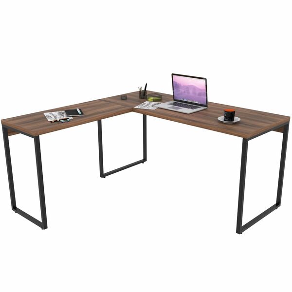 Mesa Para Escritório Home Office Estilo Industrial Em L Form