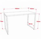 Mesa Para Escritório Home Office Estilo Industrial Form C01 1