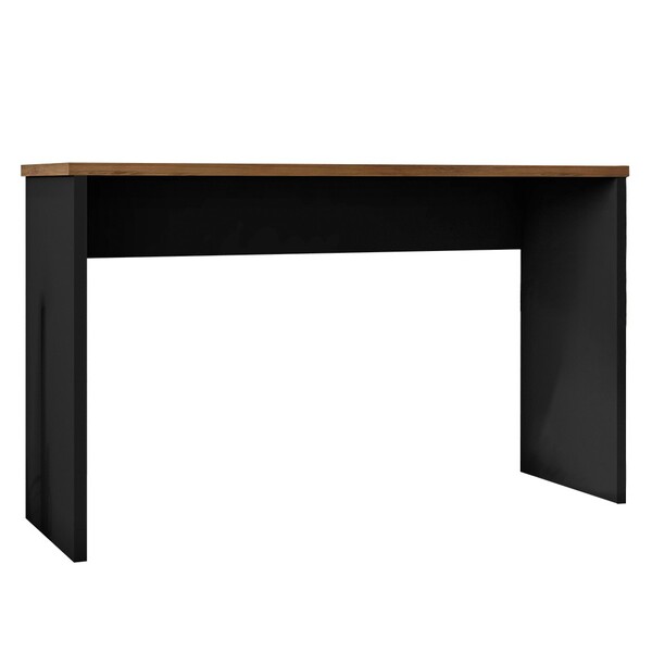 Mesa Para Escritório Home Office Sem Gaveta Emma Preto Textur