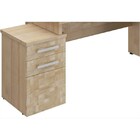 Mesa Para Escritório Imperatriz Com Gaveteiro Carvalho Com Al