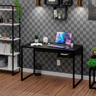 Mesa Para Escritório Industrial C/ Gav 1,20m - Preto