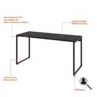 Mesa Para Escritório Kuadra Ônix 139 - Compace