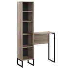 Mesa Para Escritório Madri Novabras Carvalho/preto