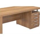 Mesa Para Escritório Mega Amêndoa - Plata Móveis