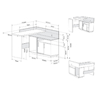 Mesa Para Escritório Mega Office Branco 111cm