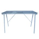 Mesa Para Escritório Nova York Base Em Metal Branco - Facthus