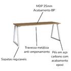 Mesa Para Escritorio Office 160 Cm 25861 Artesano