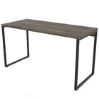 Mesa Para Escritório Office Kuadra Carvalho Dark 8397 - Compa