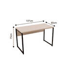 Mesa Para Escritório Retangular 137cm Patina Lilies Móveis