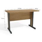 Mesa Para Escritório Secretária 123cm Versátil K01 Itapuã - M