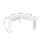 Mesa Para Escritório Shire Branco
