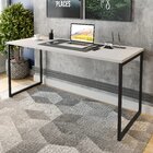 Mesa Para Escritório Star 150cm Industrial Espresso Móveis Br