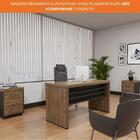 Mesa Para Escritório Tamburato 006085 Charuto/preto - Artany