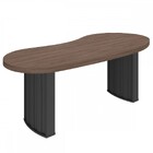 Mesa Para Escritório Tamburato Organic Charuto/preto - Artany