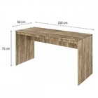 Mesa Para Escritório W15 150 Carvalho - Compace