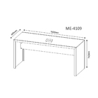 Mesa Para Home Office De 163 Cm De Largura Me4109 Fresno – Te
