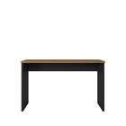 Mesa Para Home Office Estudo Luana Preto Black/freijó - Bela