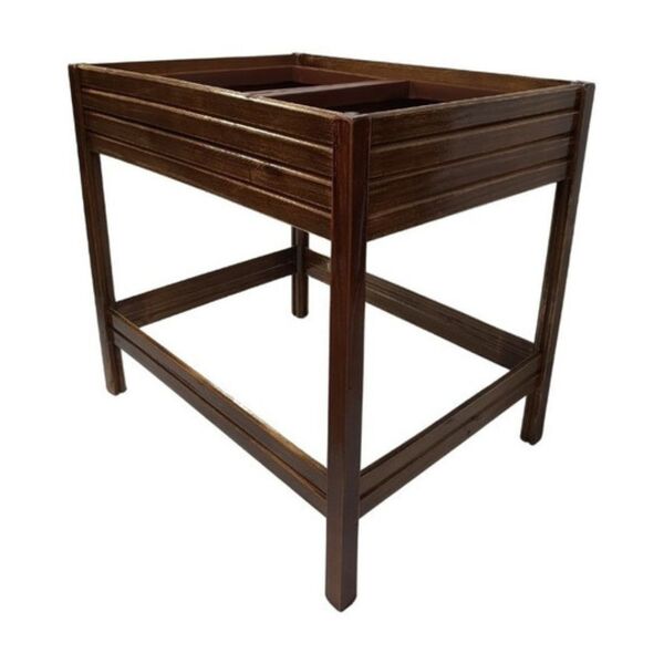 Mesa Para Horta Vertical Com 2 Vasos Prontos Plantio